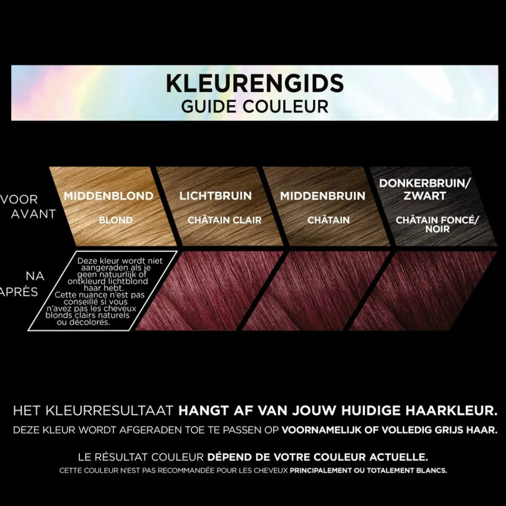 Clearance L'Oréal Preference Vivids Permanente Haarkleuring 5.260 Violet Haarkleuring