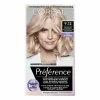 Haarkleuring<LOréal L'Oréal Préférence Cool Blondes Permanente Haarkleuring 9.12 Siberia - Extra Licht As Beigeblond