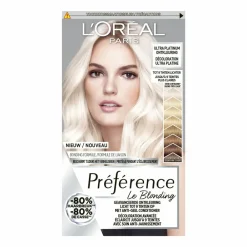 Outlet L'Oréal Préférence Le Blonding Ontkleuring Ultra Platinum - Platinum Blond Haarkleuring