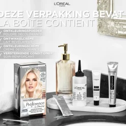 Outlet L'Oréal Préférence Le Blonding Ontkleuring Ultra Platinum - Platinum Blond Haarkleuring