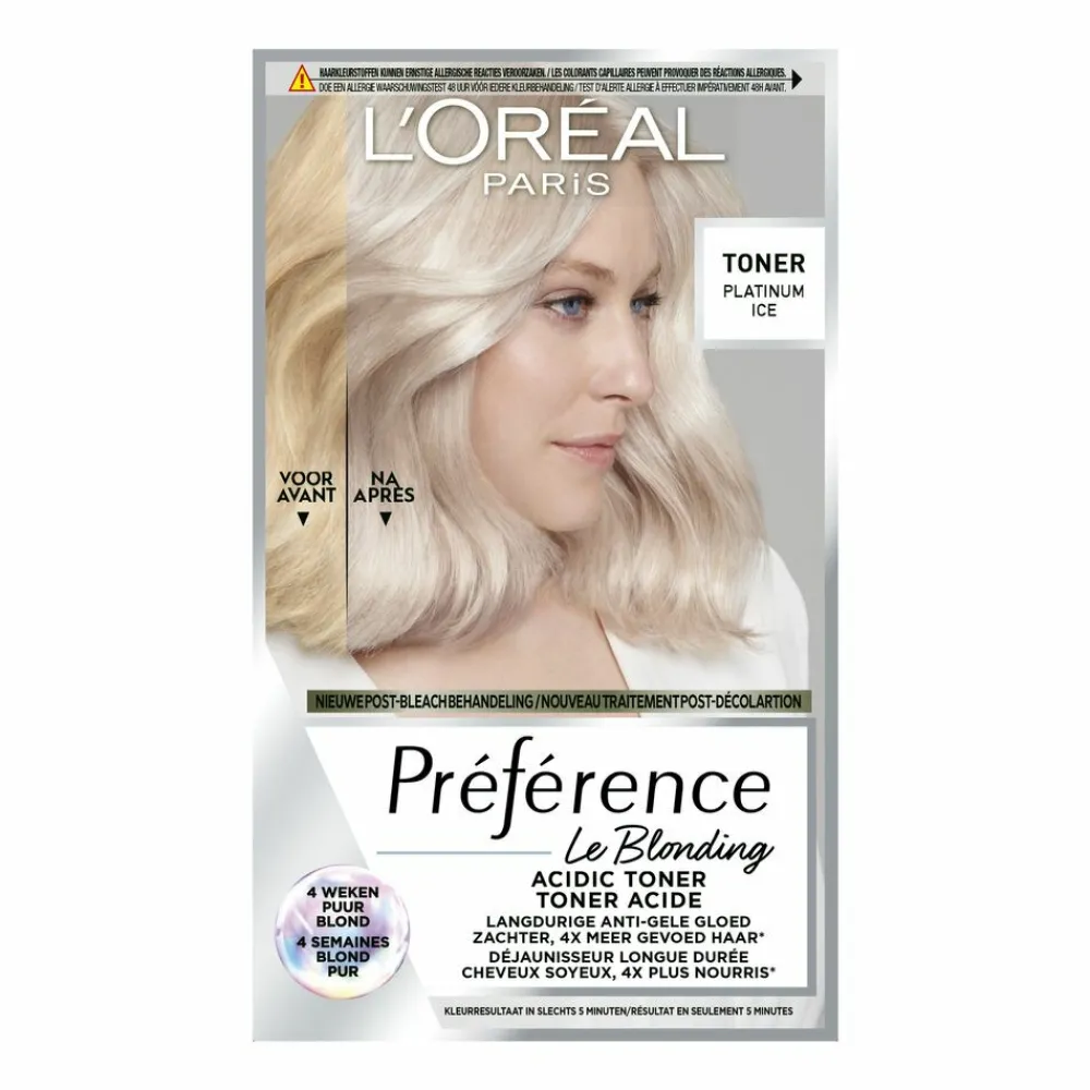 L'Oréal Préférence Le Blonding Permanente Haarkleuring 01 Platinum Ice^LOréal Clearance