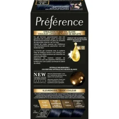 Haarkleuring<LOréal L'Oréal Préférence Permanente Haarkleuring 2.1 Blauw Zwart