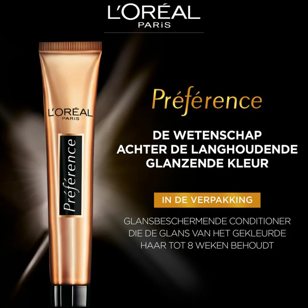 Hot L'Oréal Préférence Permanente Haarkleuring 1 Zwart Haarkleuring