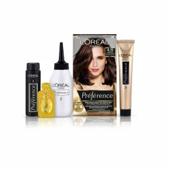 Haarkleuring<LOréal L'Oréal Préférence Permanente Haarkleuring 4.15 Diep Kastanjebruin