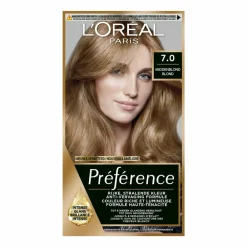 Sale L'Oréal Préférence Permanente Haarkleuring 7.0 Middenblond Haarkleuring