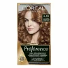 Hot L'Oréal Préférence Permanente Haarkleuring 6.35 Donker Goud Mahonieblond Haarkleuring