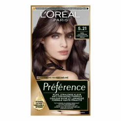 Best L'Oréal Préférence Permanente Haarkleuring 5.21 Koel Lichtbruin Haarkleuring