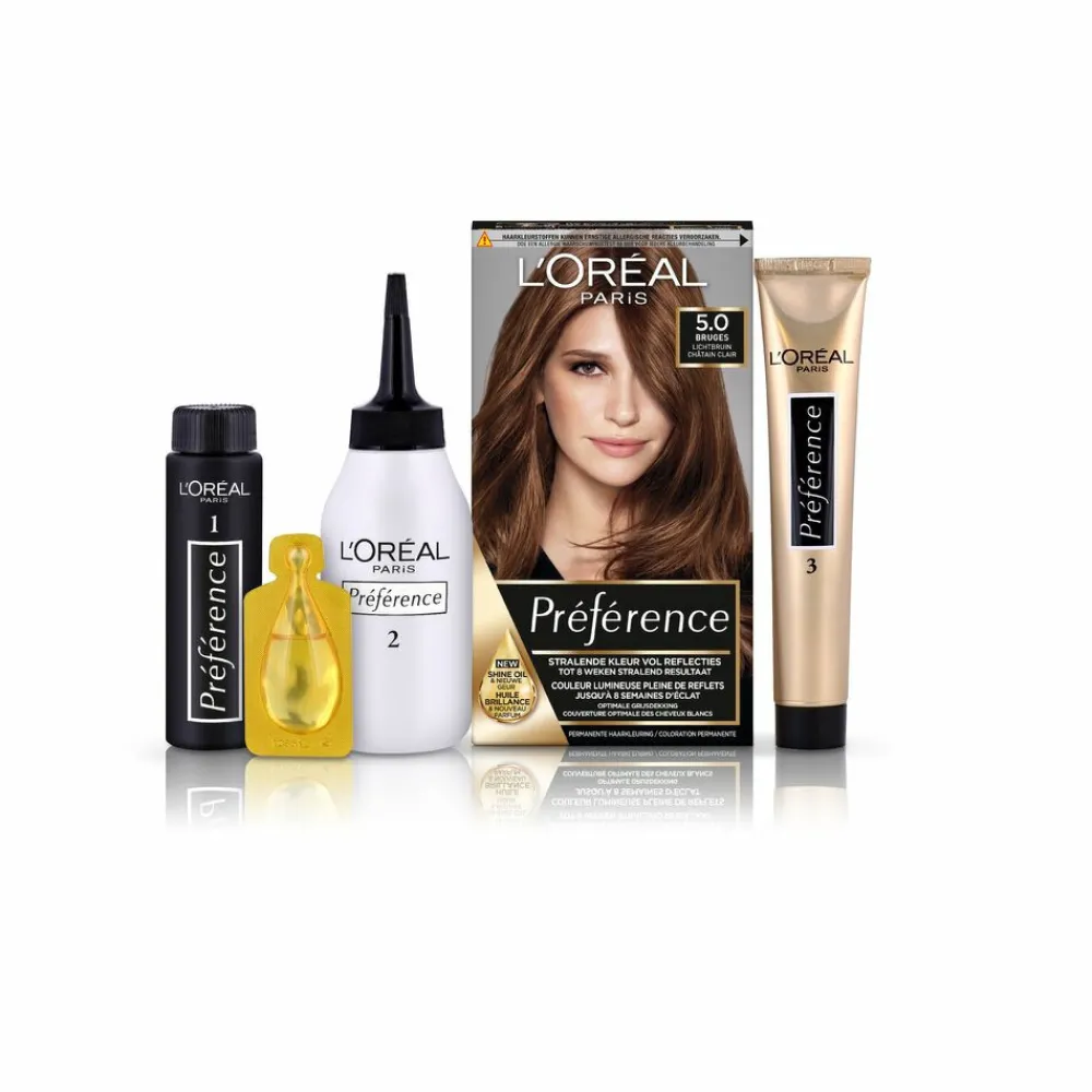 L'Oréal Préférence Permanente Haarkleuring 5.0 Lichtbruin^LOréal Outlet