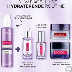 New L'Oréal Revitalift Filler Reinigingsgel met Hyaluronzuur 150 ml Reiniging