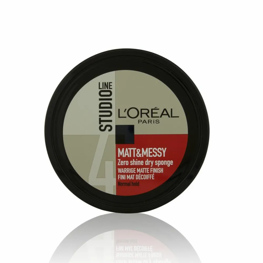 New L'Oréal Studio Line Matt & Messy Zero Shine Dry Sponge 150 ml Haarstyling