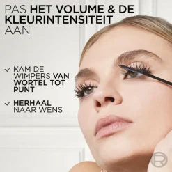 Outlet L'Oréal Telescopic Mascara Waterproof Zwart 8 ml Mascara
