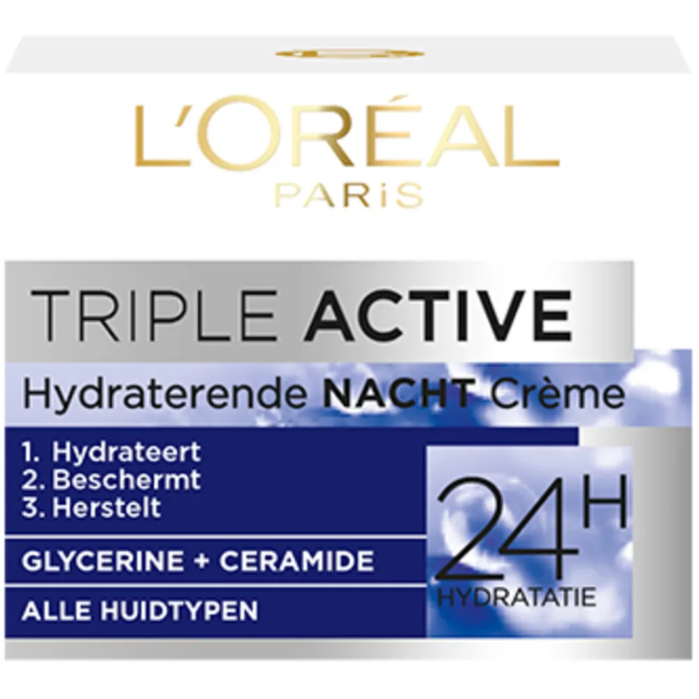 Online L'Oréal Triple Active Nachtcrème 50 ml Dag- & Nachtcrème