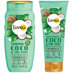 Kokos en Groene Thee Shampoo en Conditioner Pakket^Lovea Best