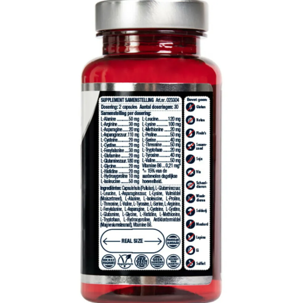 Outlet Aminozuren Compleet + Vitamine B6 60 capsules Speciale Bestanddelen