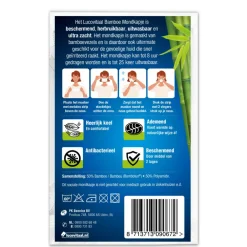 Zelfzorg<Lucovitaal Bamboe Mondkapje Wit