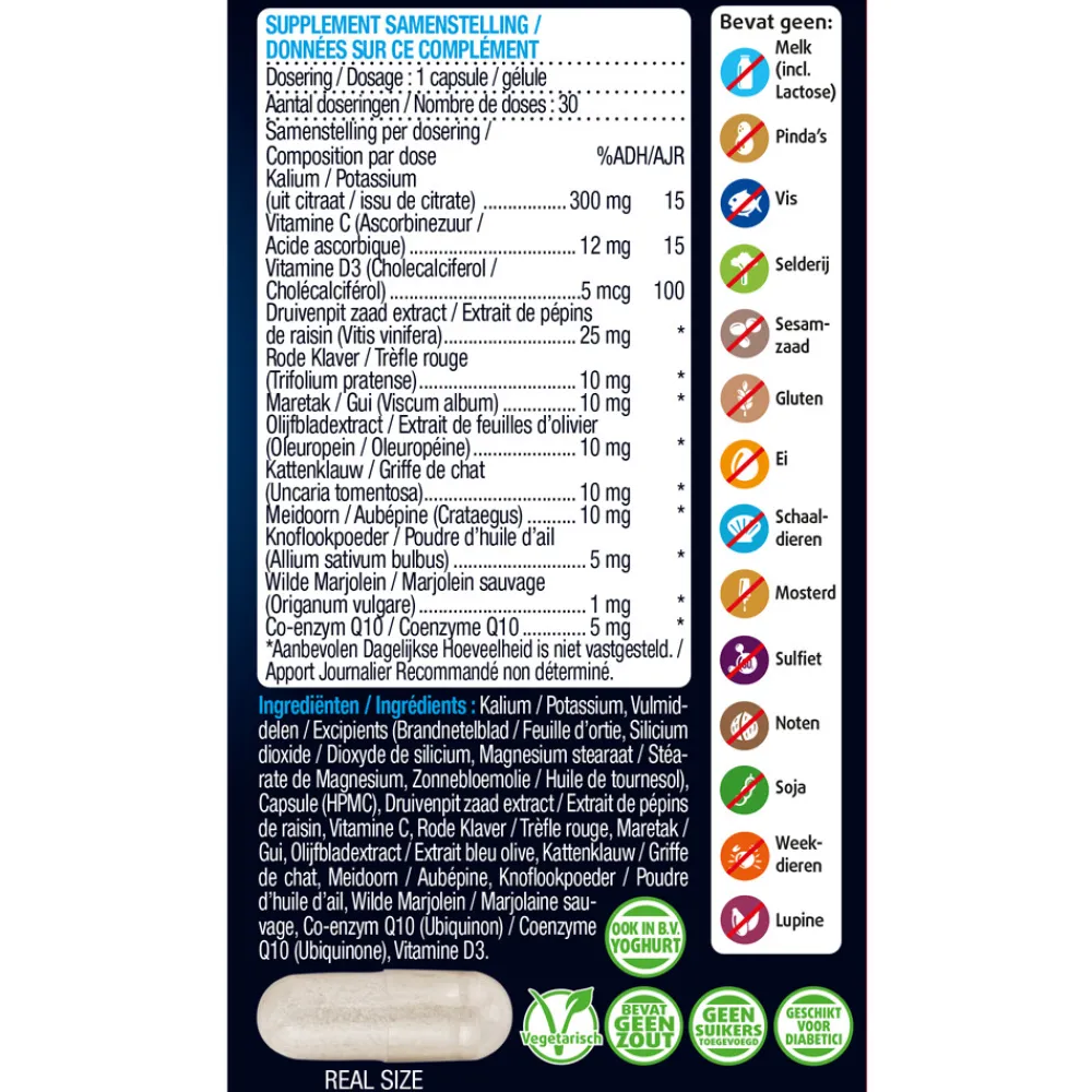 Hart, Bloed & Cholesterol<Lucovitaal Bloeddruk 30 capsules