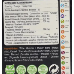 Thee<Lucovitaal Bloedsuikerspiegel Thee 20 zakjes