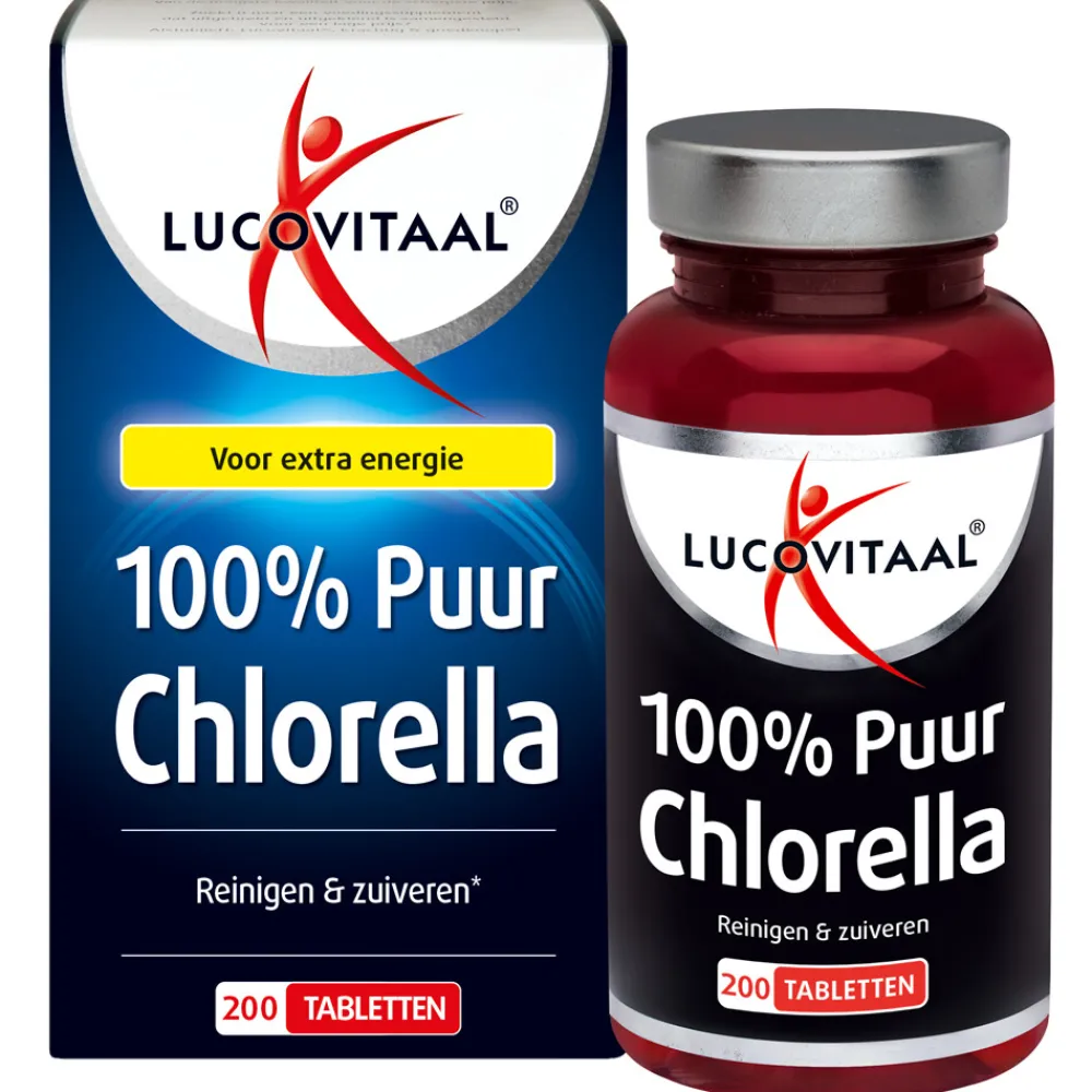Weerstand & Energie|Speciale Bestanddelen<Lucovitaal Chlorella Puur 200 tabletten