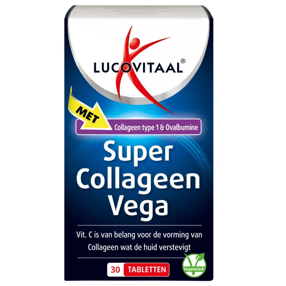Voor Vrouw Of Man<Lucovitaal Collageen Vega Super 30 tabletten