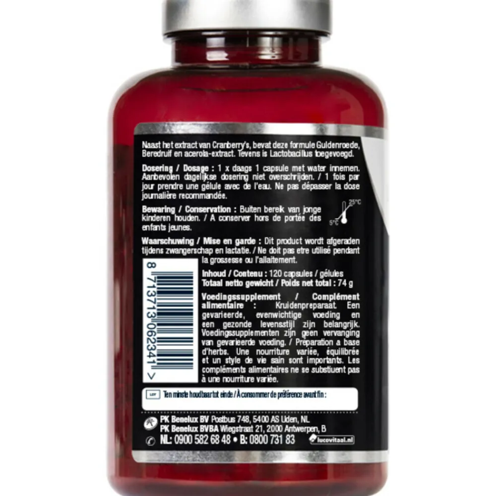 Cranberry X-tra One a Day 120 capsules^Lucovitaal Clearance