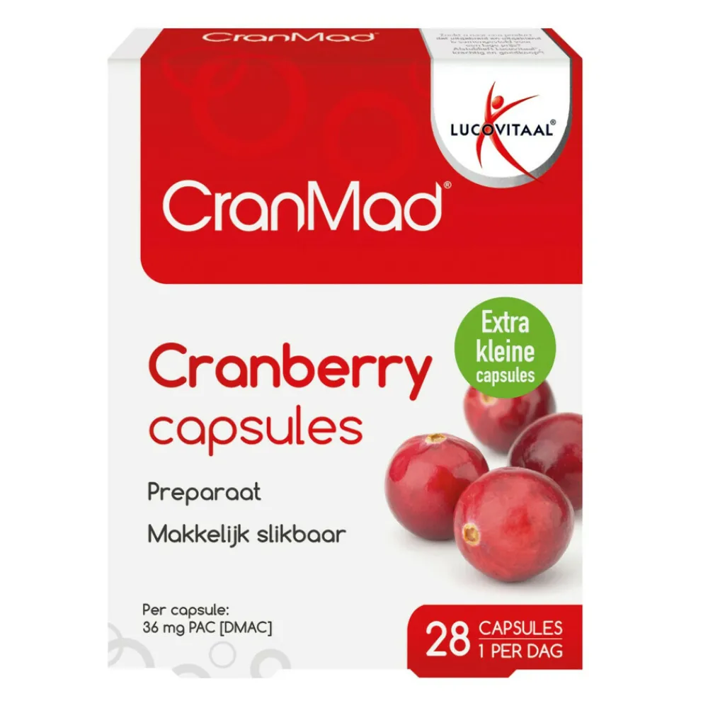 Outlet CranMad Cranberry 28 capsules Speciale Bestanddelen