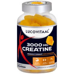 Creatine 3000mg Gummies 60 stuks^Lucovitaal New