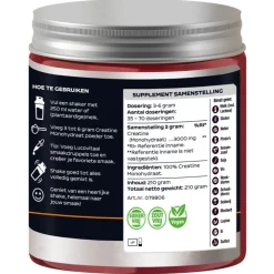 Hot Creatine Monohydraat Poeder Puur 210 gr Sportvoeding & Drank