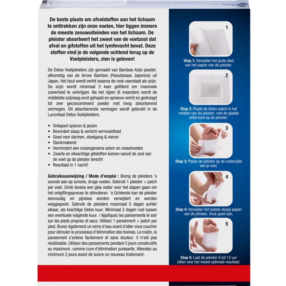 Voetverzorging<Lucovitaal Detox Voetpleisters 10 stuks
