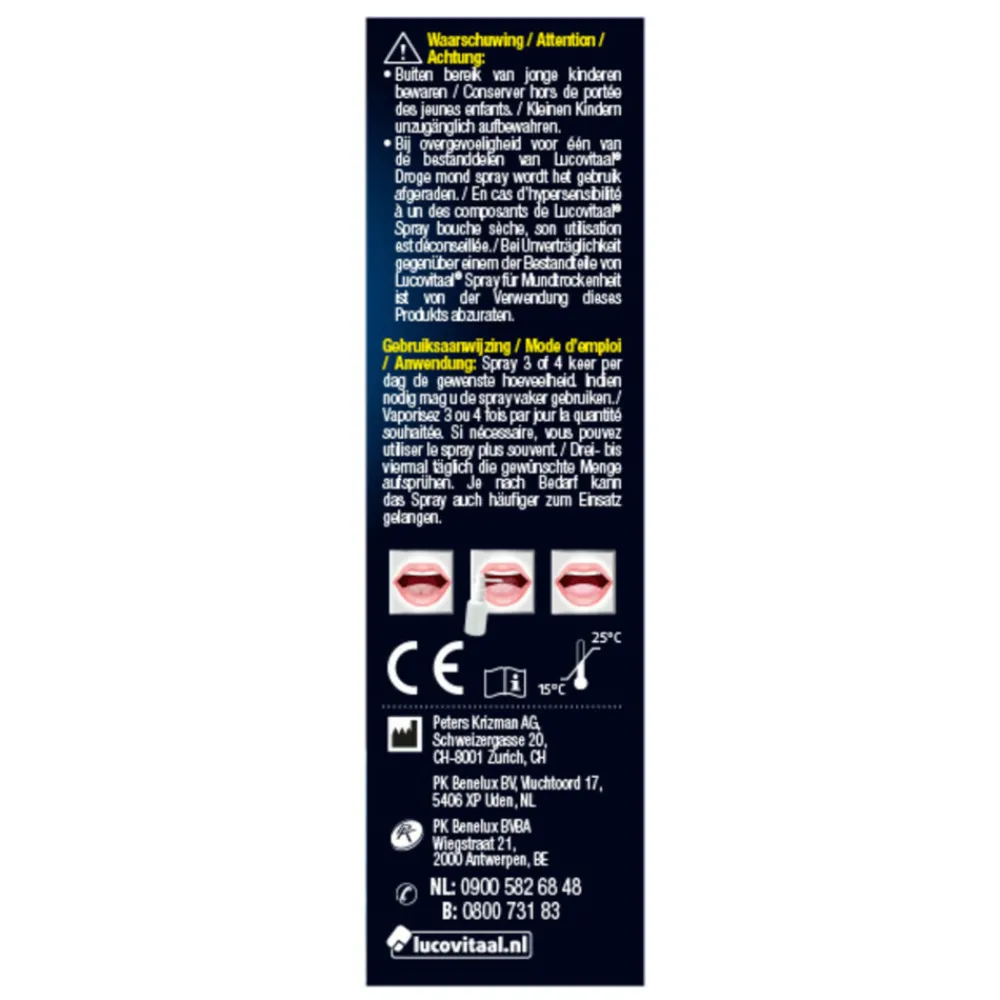 Specialistische Mondverzorging<Lucovitaal Droge Mond Spray 20 ml