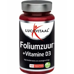New Foliumzuur + Vitamine D3 120 tabletten Zwangerschapsverzorging|Vitaminen & Supplementen