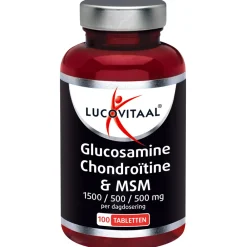 Glucosamine Chondroïtine & MSM 100 tabletten Speciale Bestanddelen