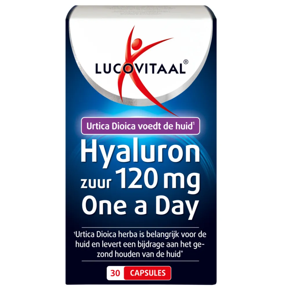 Voor Vrouw Of Man<Lucovitaal Hyaluronzuur 120mg One A Day 30 capsules
