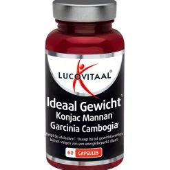 Ideaal Gewicht Konjacwortel Garcinia Cambogia 60 capsules^Lucovitaal Online