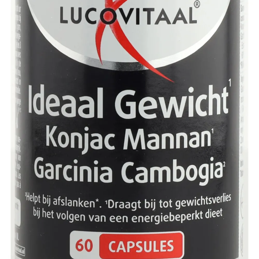 Ideaal Gewicht Konjacwortel Garcinia Cambogia 60 capsules^Lucovitaal Online