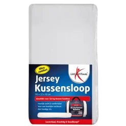 Zelfzorg<Lucovitaal Jersey Zij-lig Kussensloop 110x22x10cm