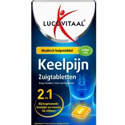 Luchtwegen & Keel<Lucovitaal Keelpijn 10 zuigtabletten
