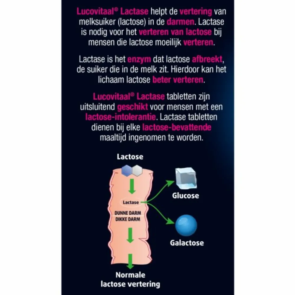 Organen|Speciale Bestanddelen<Lucovitaal Lactase 7000 FCC 60 tabletten