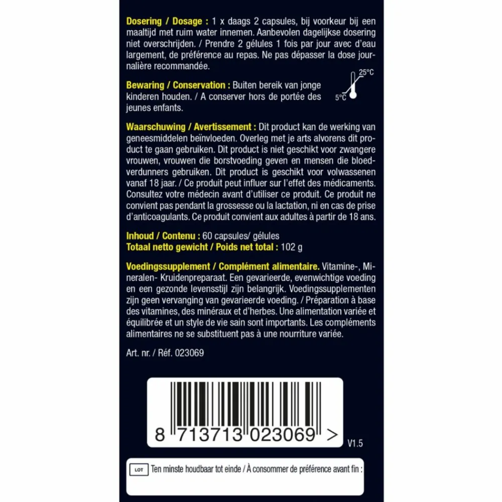 Sale Lever Reiniging 60 capsules Organen|Weerstand & Energie