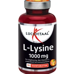 Best L-Lysine 1000 mg 90 kauwtabletten Weerstand & Energie|Speciale Bestanddelen