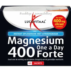 Mineralen<Lucovitaal Magnesium 400 Forte One a Day 60 sachets