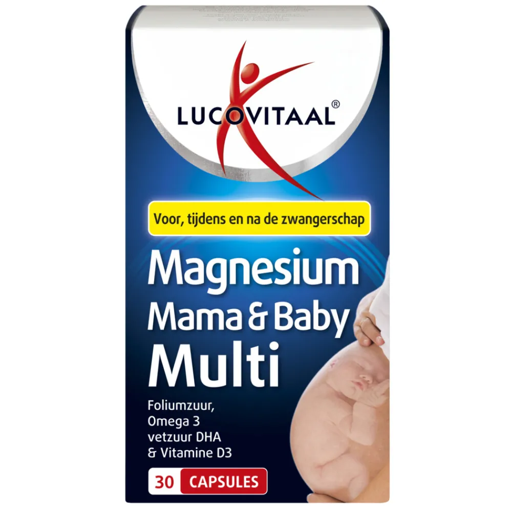 Sale Magnesium Mama & Baby Multi 30 capsules Vitaminen & Supplementen|Zwangerschapsvitamine