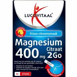 Magnesium 400mg 2Go 14 sachets^Lucovitaal Clearance