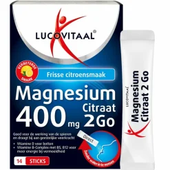 Magnesium 400mg 2Go 14 sachets^Lucovitaal Clearance