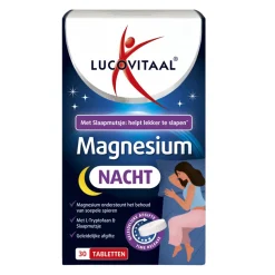 Mineralen<Lucovitaal Magnesium Nacht 30 tabletten