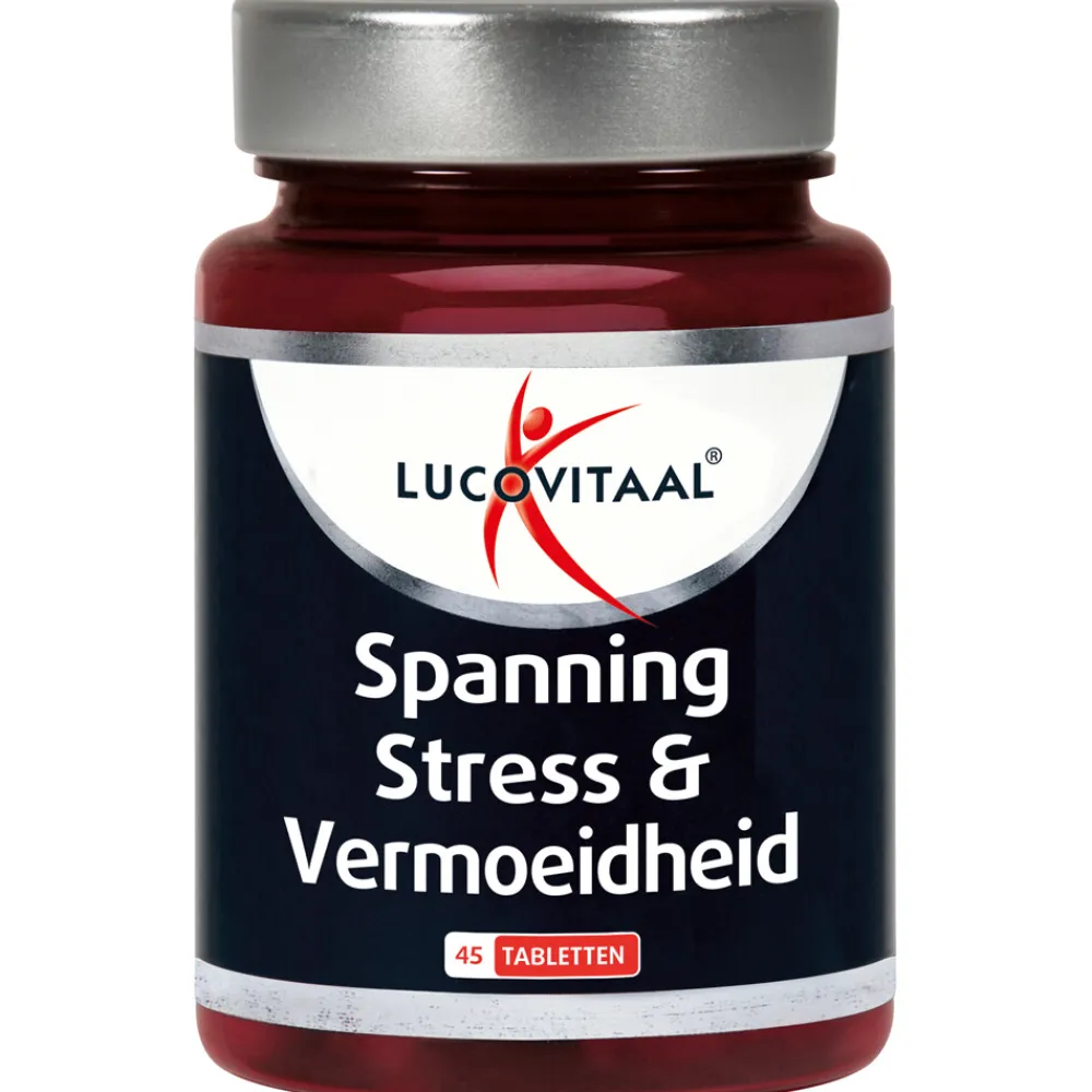 Rustgevend & Slapen<Lucovitaal Magnesium Spanning, Stress en Vermoeidheid 45 tabletten
