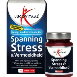 Rustgevend & Slapen<Lucovitaal Magnesium Spanning, Stress en Vermoeidheid 45 tabletten