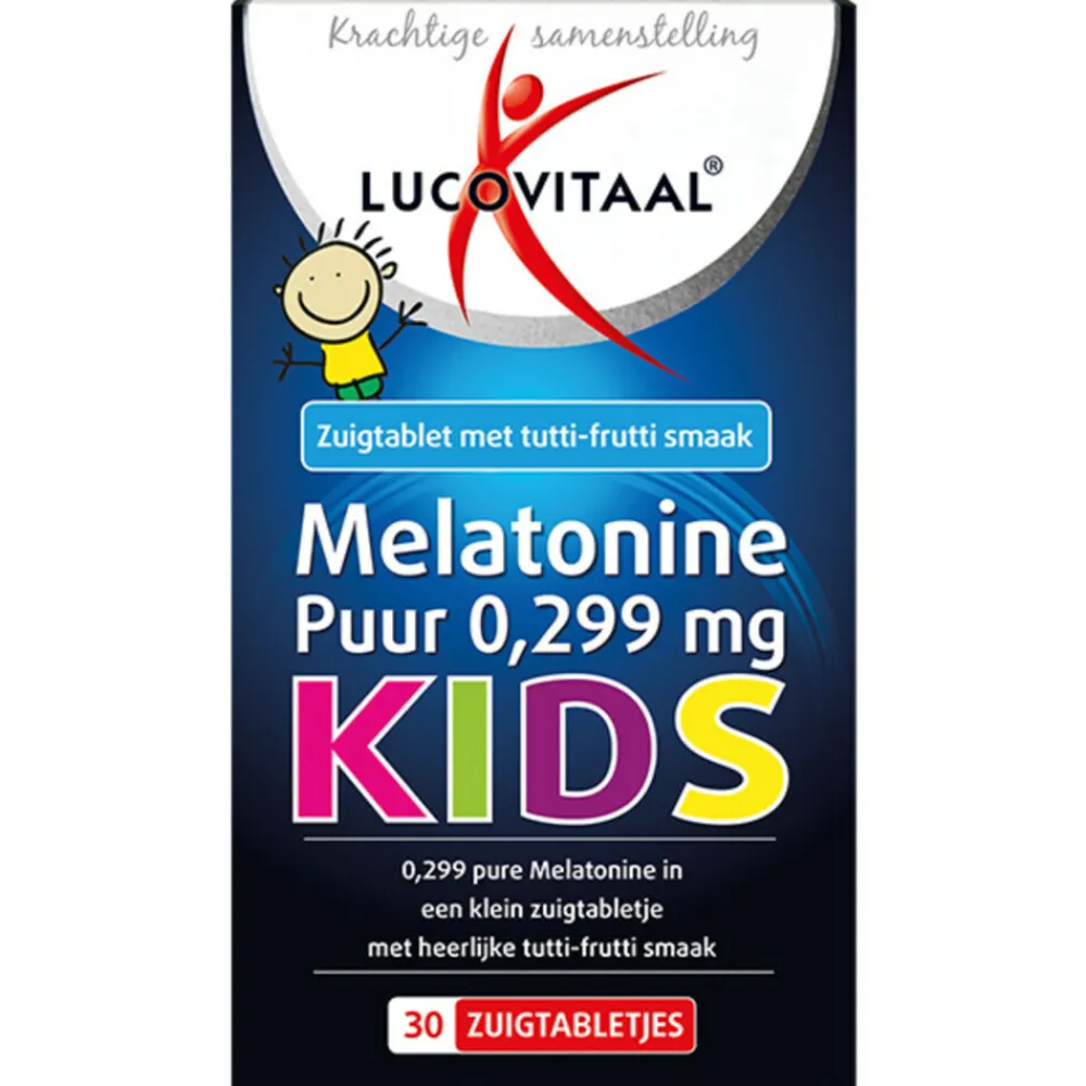 Clearance Melatonine Puur Kids 30 zuigtabletten Speciale Bestanddelen