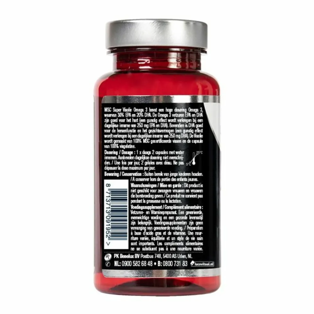 MSC Visolie Omega 3 60 capsules^Lucovitaal Clearance