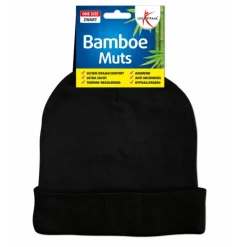 Zelfzorg<Lucovitaal Muts Bamboe Zwart