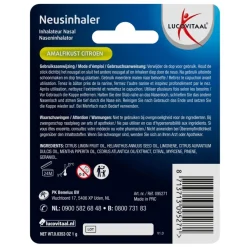 Neusinhaler Vrijer Ademen Amalfikust Citroen 1 gr^Lucovitaal Clearance